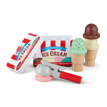 Scoop and Stack Ice Cream Play Set Toy