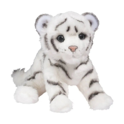 Tiger Cub Silky White Plush Stuffy Stuffed Animal