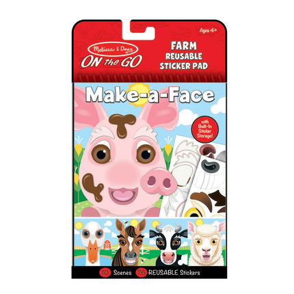 On the Go Travel Activity - Make a Face Farm