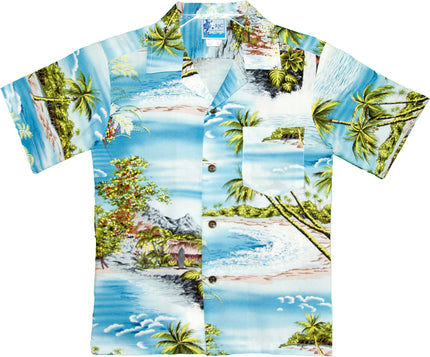 Blue Aloha Shirt