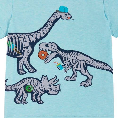 Baby Boys Dinosaur Snack Tee & Ripstop Shorts Set