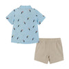Boys Baby Toucan Buttondown & Shorts Set