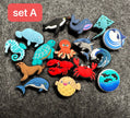 Pick your own sea animals sea plants shoe charms