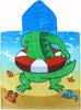 Alligator Hooded Kids Towel