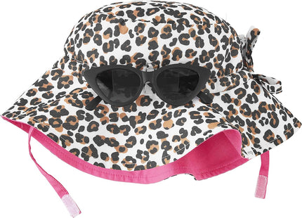 Leopard Hat and Sunglasses