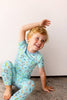 Get Your Float on Manatees Bamboo Short Sleeve Pajama Set (2T-12Y)