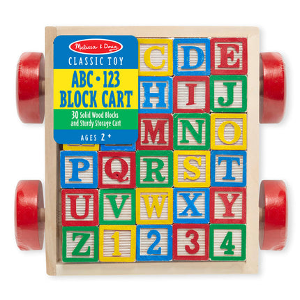 Classic ABC Block Cart Toy