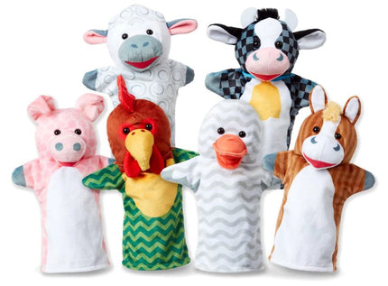 Barn Buddies Hand Puppet Toys (6 Pc)