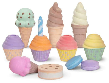 Ice Cream & Cake Chalk Toy Set