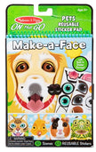 On the Go Travel Activity - Make a Face Pets