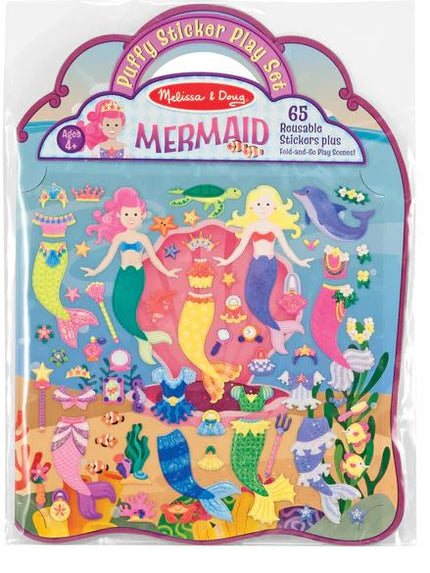 Puffy Sticker Set- Mermaid