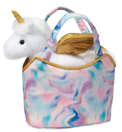 Purse Pegasus Magic Swirl Sak Plush Stuffy Stuffed Animal