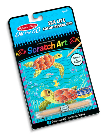 Scratch Art! On the Go Travel Activity - Sea Life