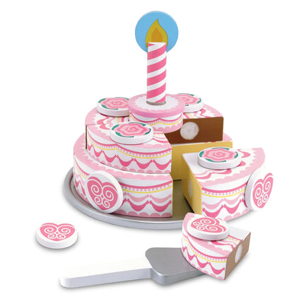 Wooden Triple Layer Party Cake Toy