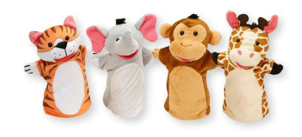 Zoo Friends Hand Puppets (4 Pc)