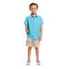 Boys Toddler Short Sleeve Sunglasses Button-down Shirt