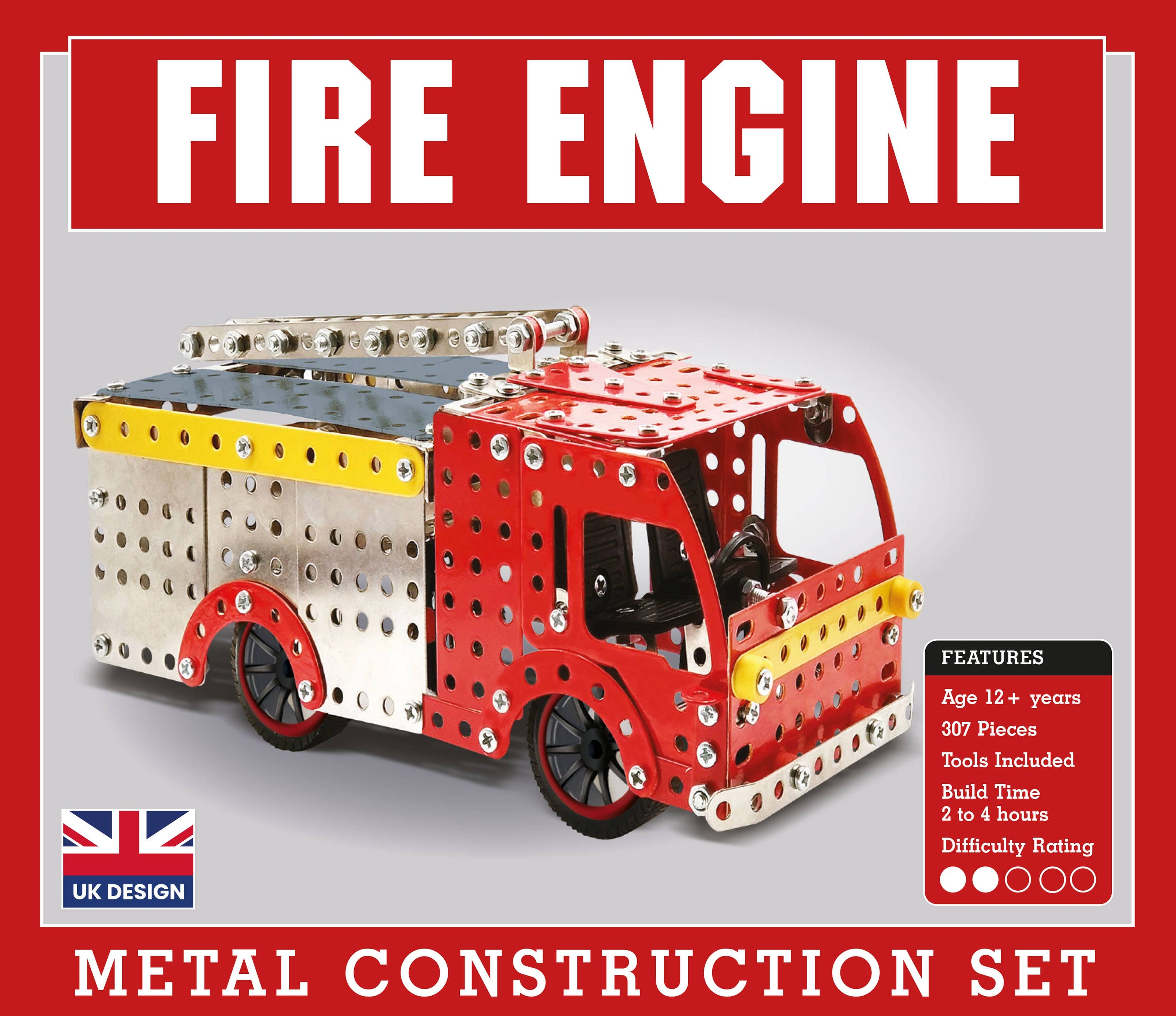 Fire Engine Metal Construction Kit