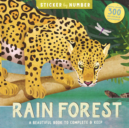 Sticker by Number: Rain Forest Sticker Book