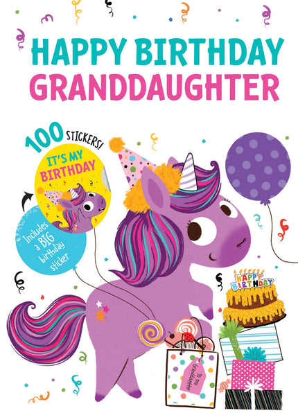 Happy Birthday Granddaughter Hardcover Book