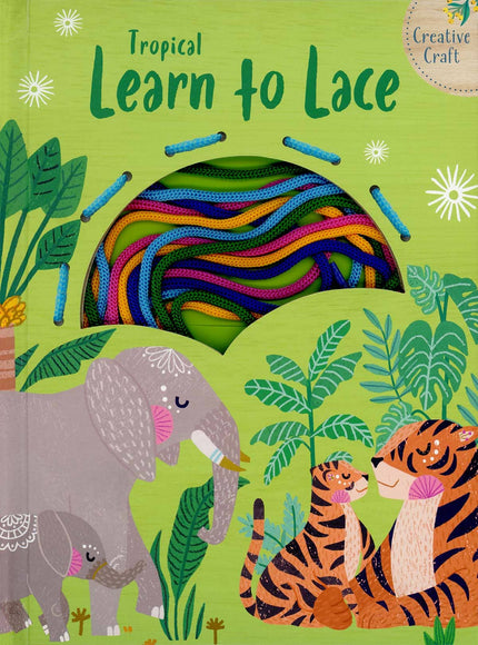 Tropical Learn to Lace Board Book