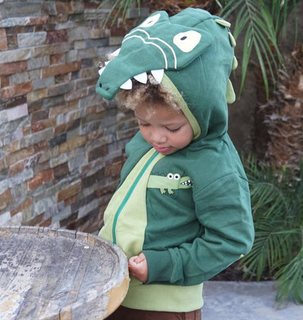 Alligator 3D Toddler and Kids Hoodie