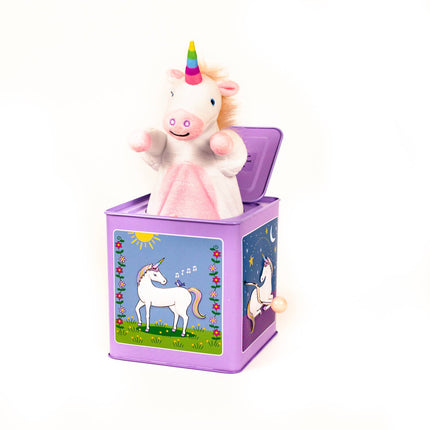 Unicorn Jack in the Box Toy