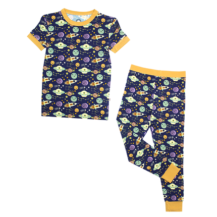 Out of This World Bamboo Short Sleeve Kids Pajama