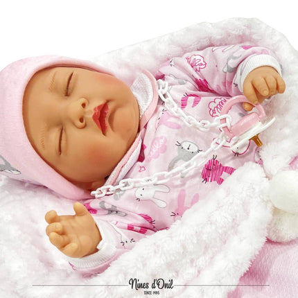 Baby Doll Nana Pink Eyes Closed