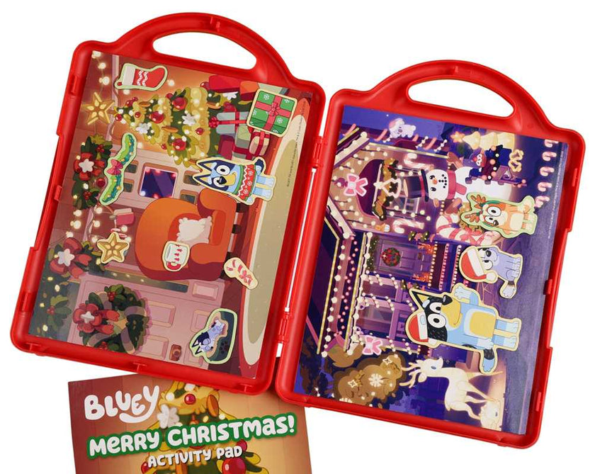 Bluey: Merry Christmas Activity Pad & Magnetic Playset