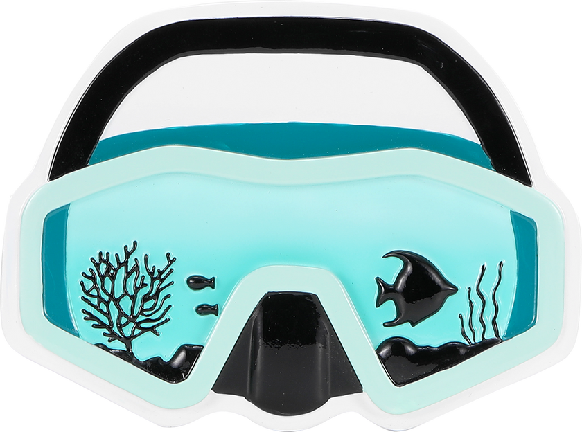 Snorkel Goggles Personalized Ornament