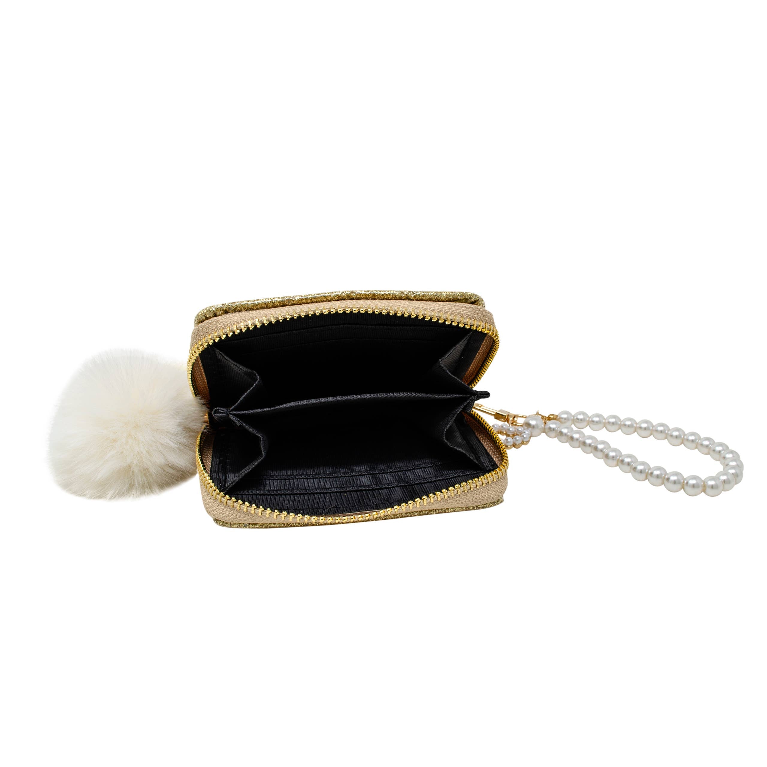 Sparkle Pearl Strap Wallet