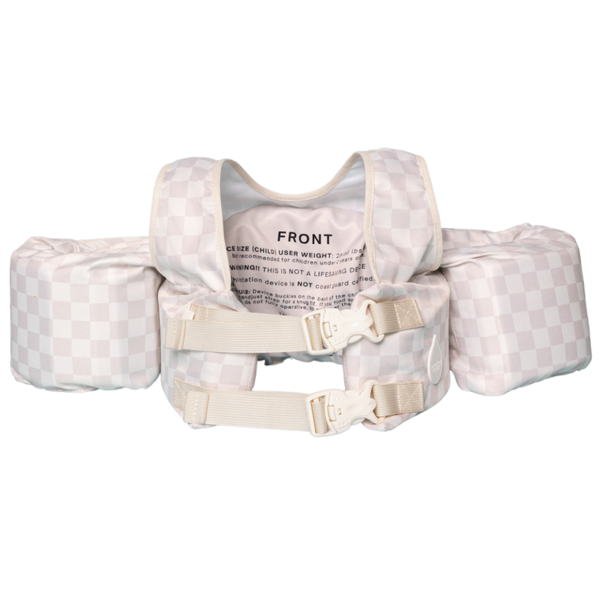 Neutral Checkered Kids Float