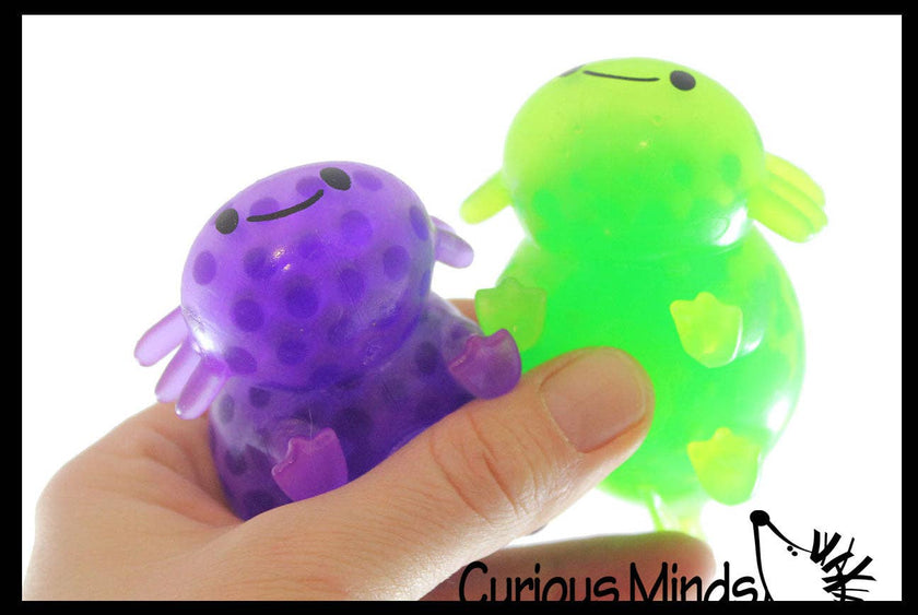 Axolotl Water Bead Filled Squeeze Stress Ball - Sensory Toy