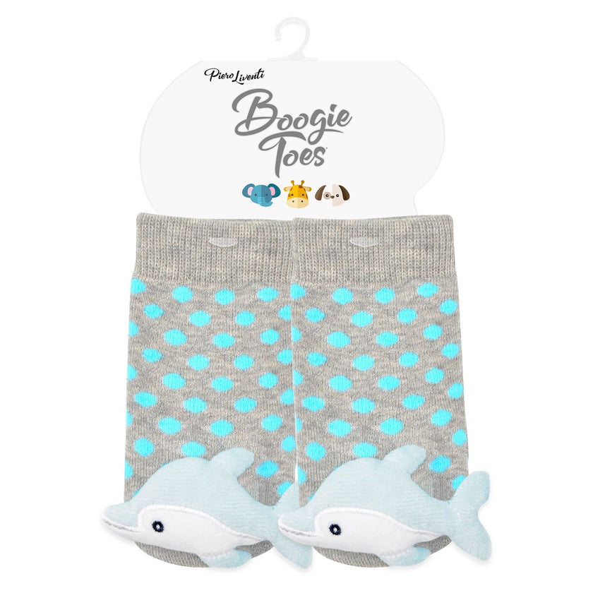Baby Dolphin Rattle Socks