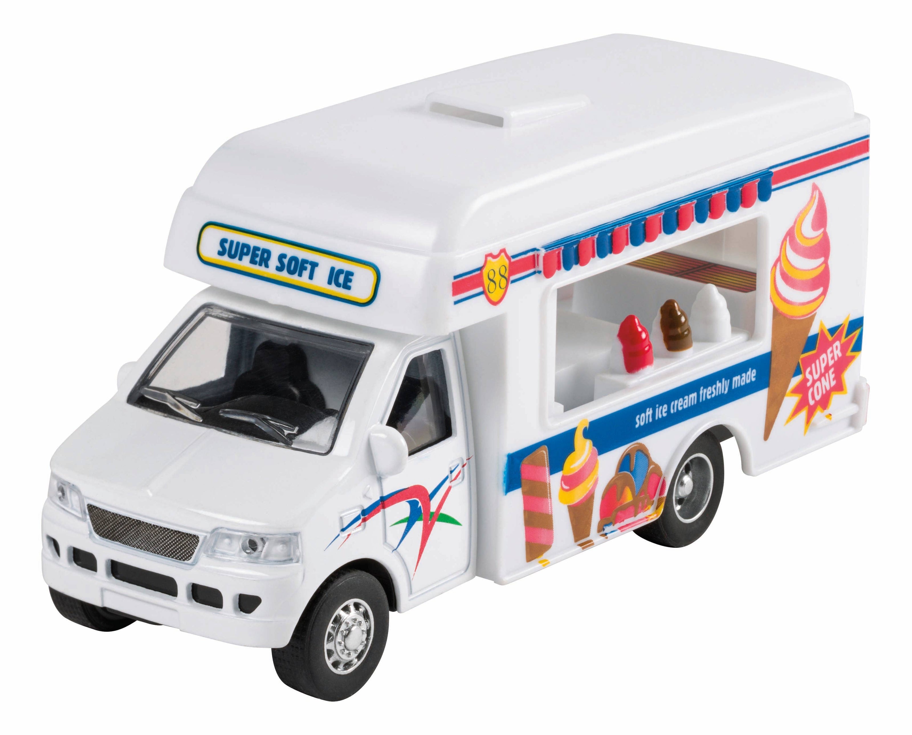 Toysmith Foodie Fleet Die Cast Asst-Toy Food Trucks