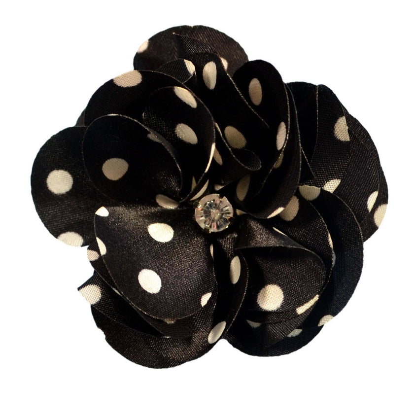 Ruby Satin Flower Hair Clip- Assorted