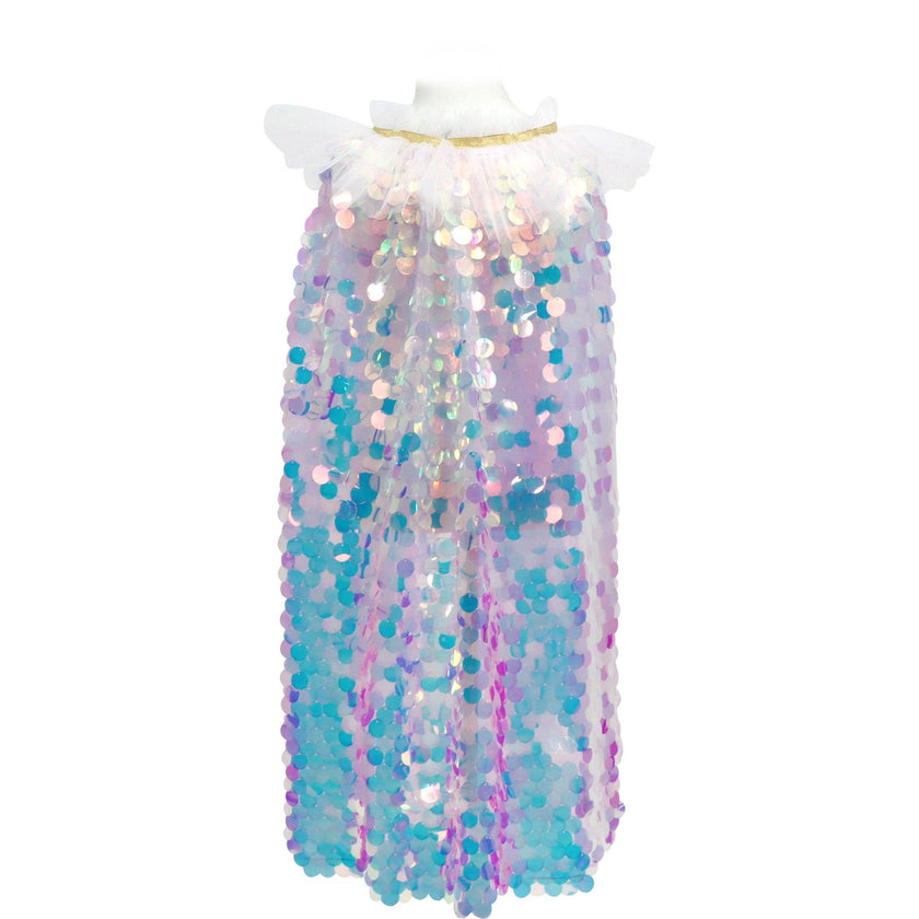 Shimmering Mermaid Sequined Party Cape