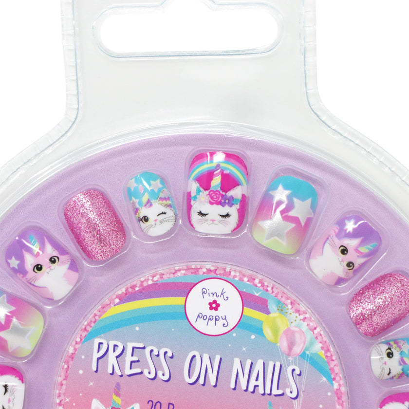Caticorn Dreams Press On Nails