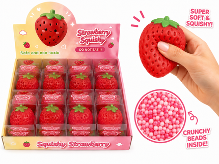 Strawberry Crunchy Squishy Toy