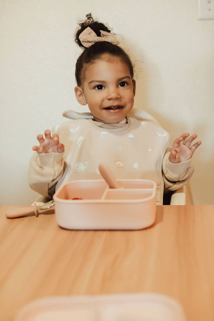 Smock Bib for Baby & Toddler (1-pc) Short Sleeve (Undersea)