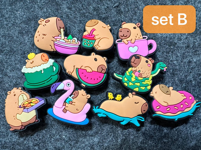 Capybara Shoe Charms