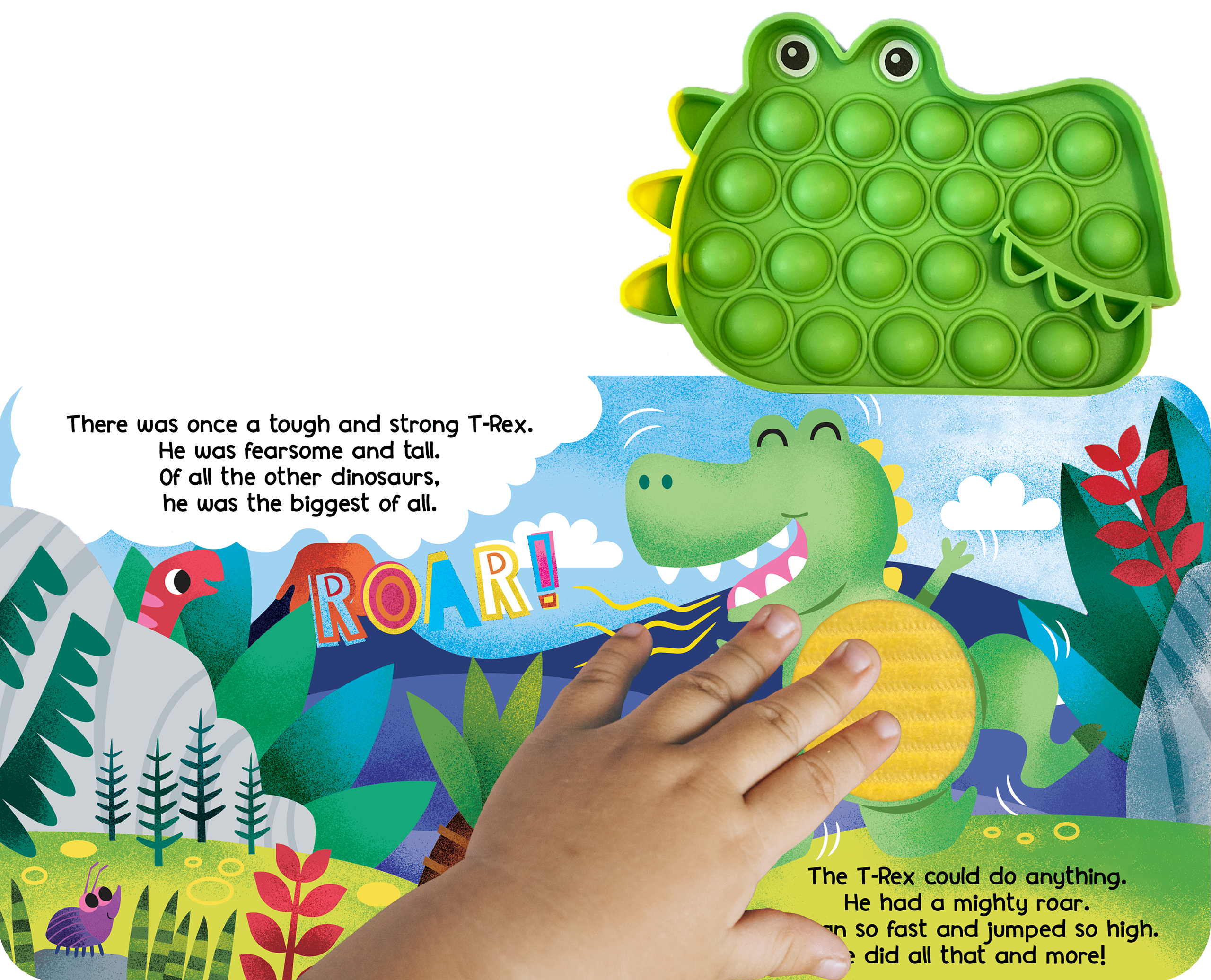 Little T-Rex - Your Sensory Fidget Friend Board Book