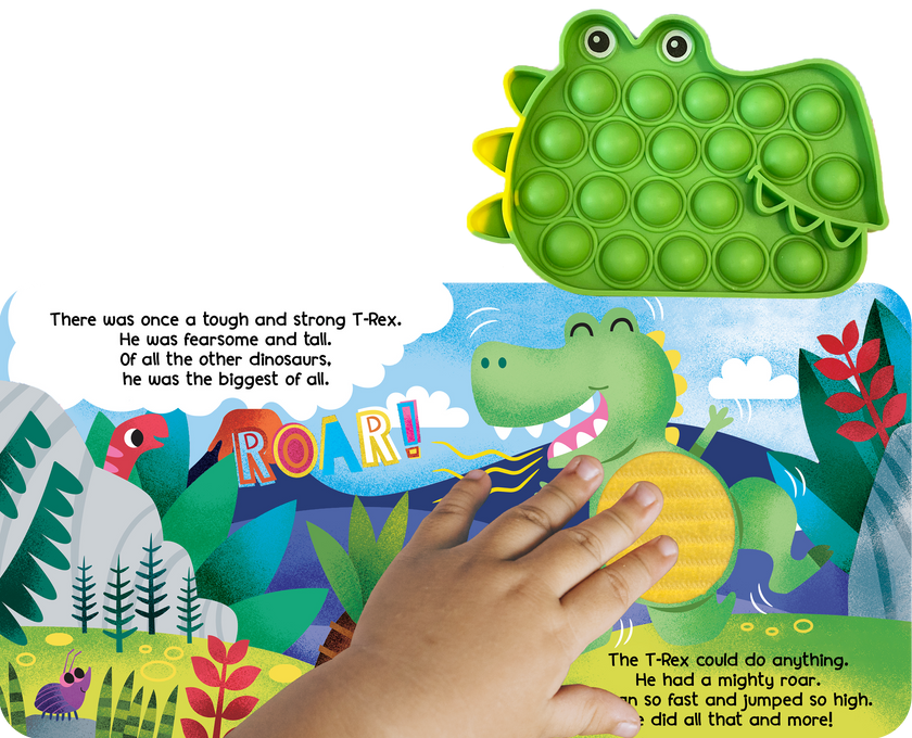 Little T-Rex - Your Sensory Fidget Friend Board Book