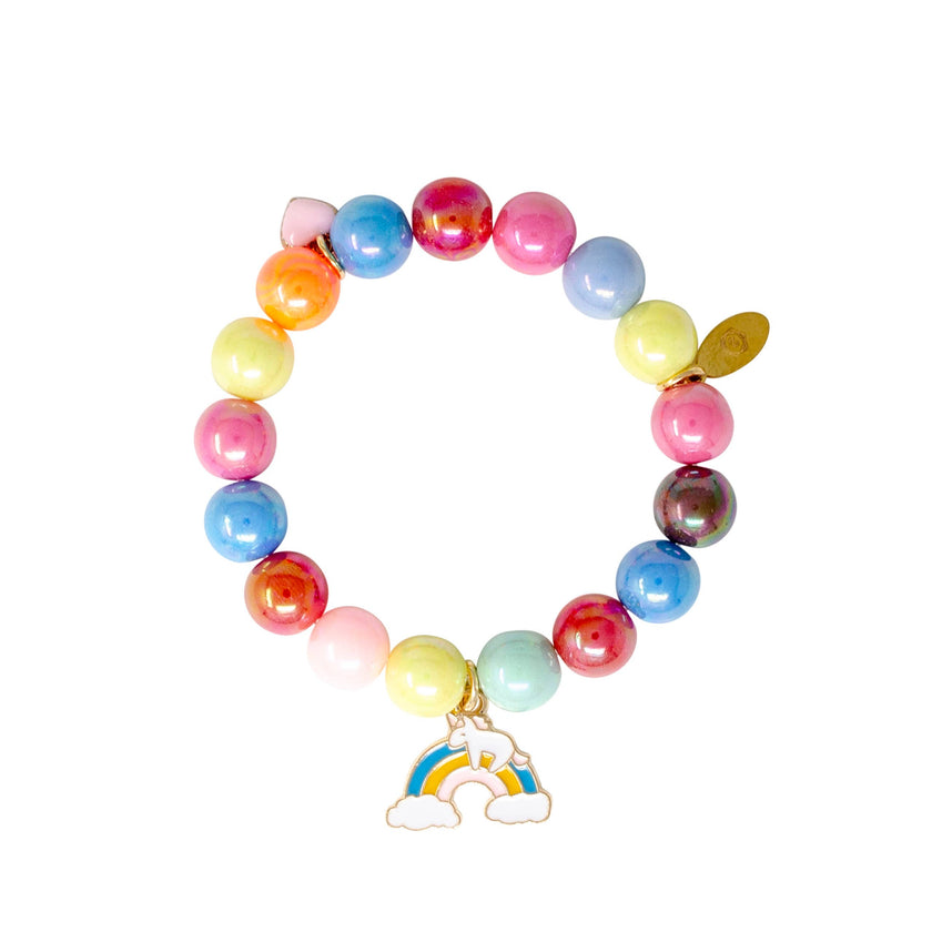 Bright Gum Ball Unicorn Bracelet