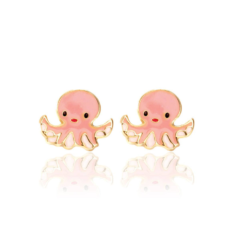 Obedient Octopus Cutie Children's Stud Earrings