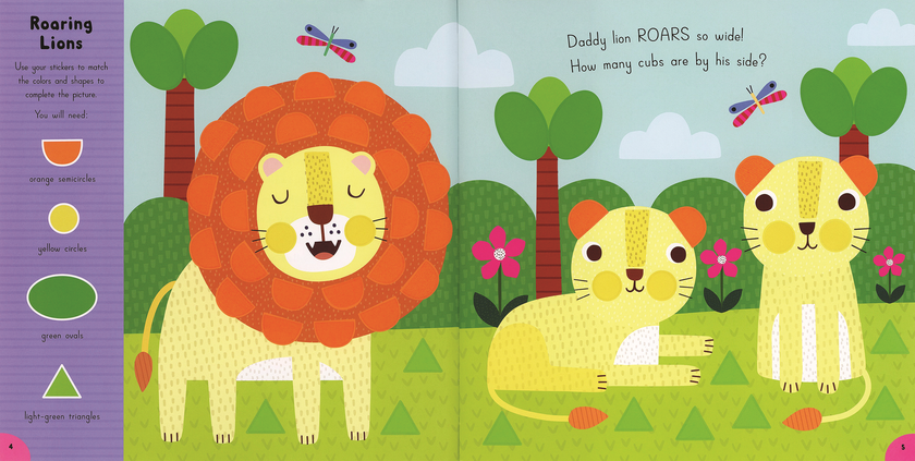 Match and Stick: In the Jungle Sticker Book