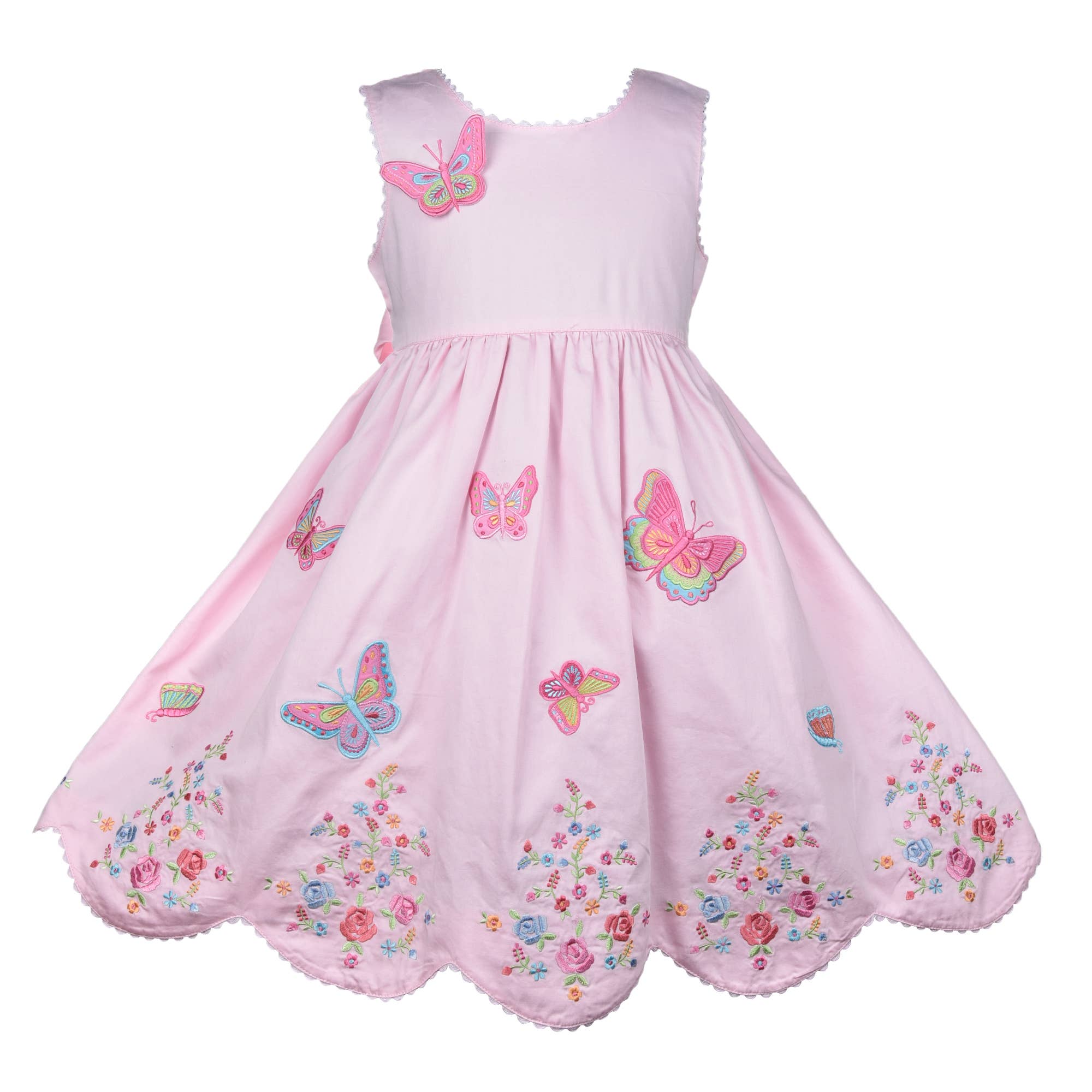 Butterfly Embroidered Dress