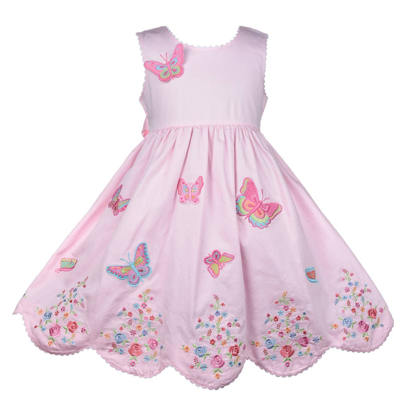 Butterfly Embroidered Dress