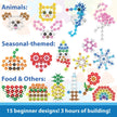 15 in 1 Brain Flakes Building Instructions For Beginners | PRINTED BOOK
