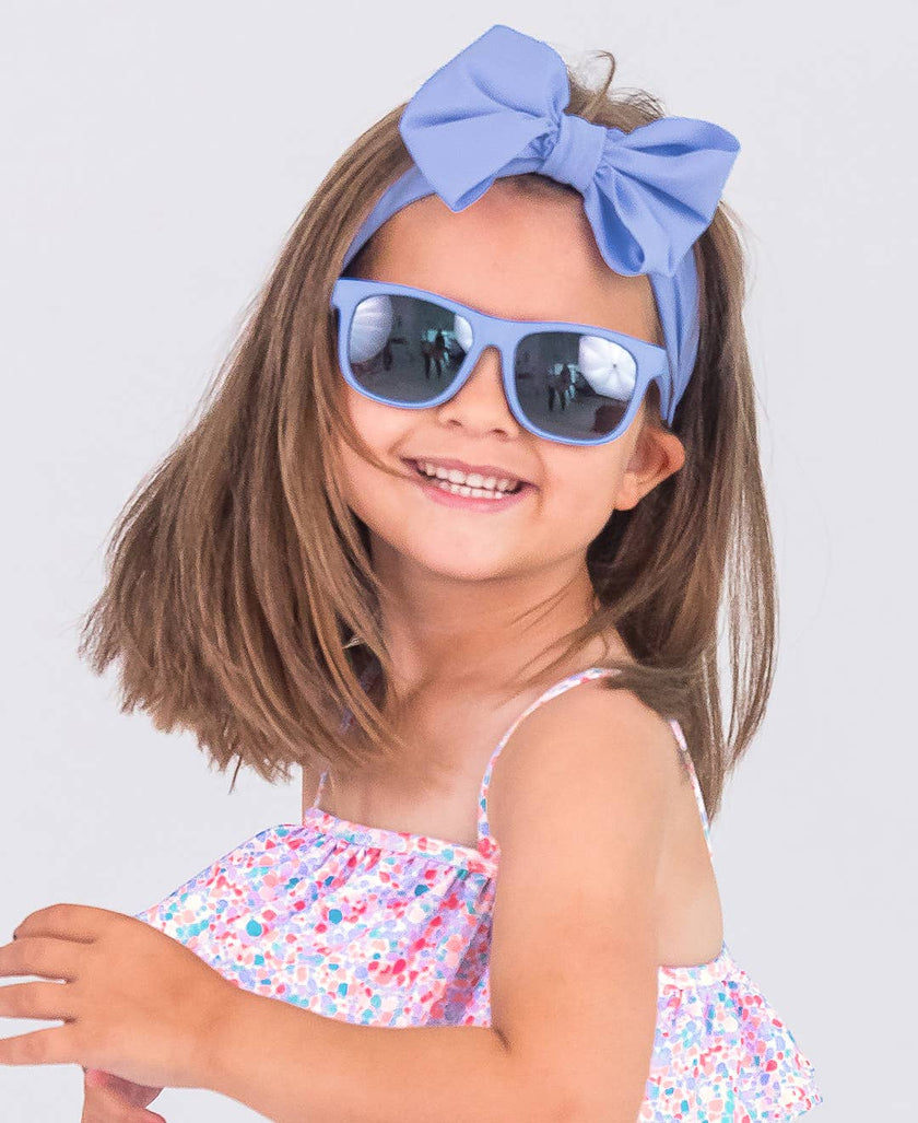 Periwinkle Blue Swim Bow Headband